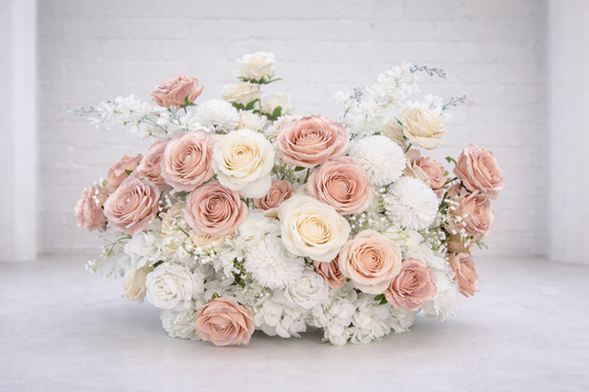 Set of 8 Blush Elegance Aisle Flowers