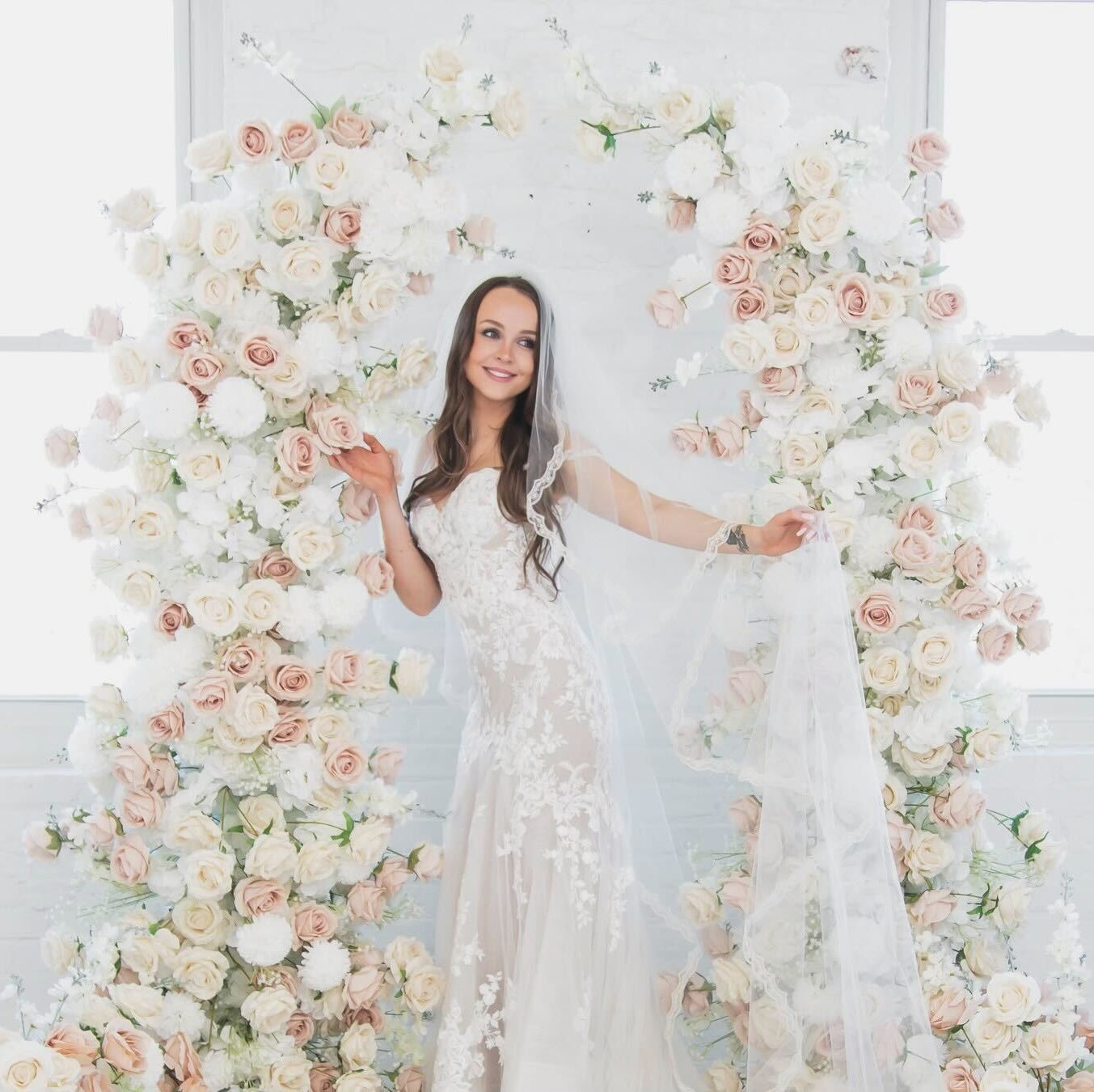 Blush Elegance Arch